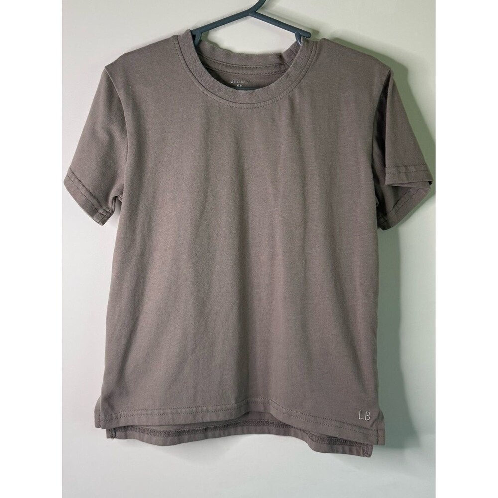 Little Bipsy Boys Short Sleeve Tee in Taupe 5-6T